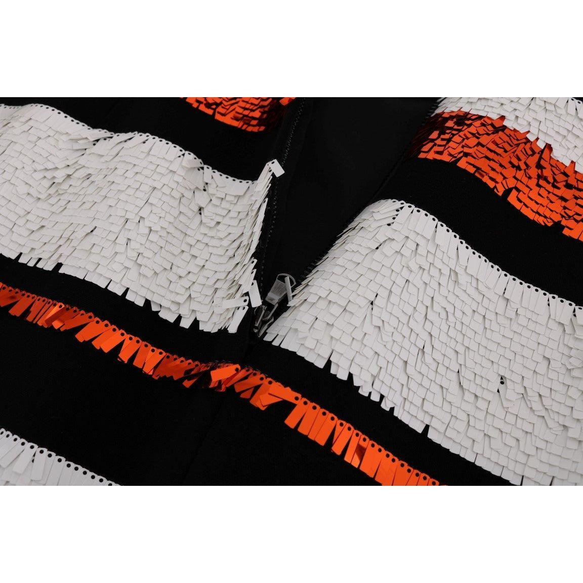 فستان دولتشي آند غابانا مخطط بدون أكمام