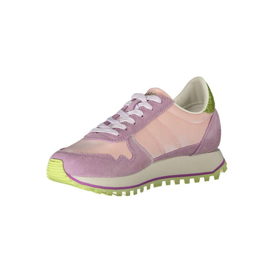 Blauer Pink Polyester Sneaker Blauer