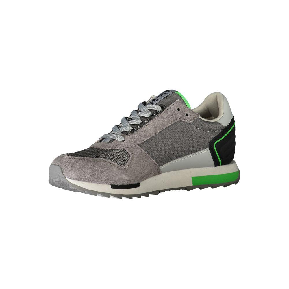 Napapijri Gray Polyester Sneaker Napapijri