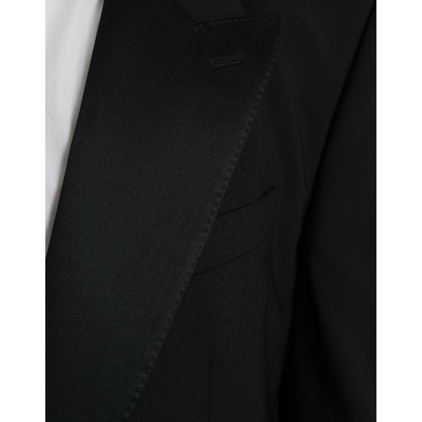 Dolce & Gabbana Black SICILIA Single Breasted Coat Blazer Dolce & Gabbana