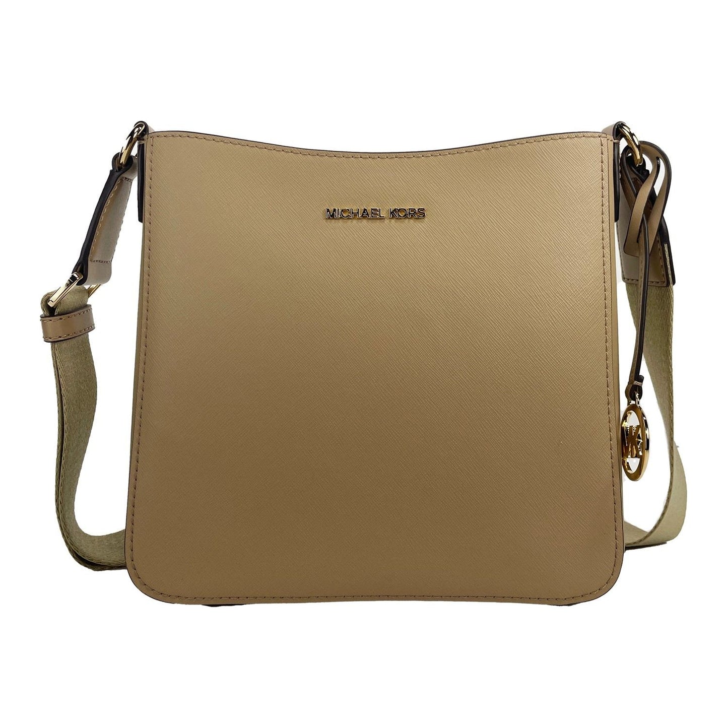 Michael Kors Jet Set Small Messenger Crossbody Bag Camel Michael Kors