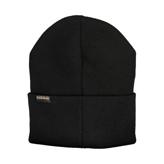 Napapijri Black Acrylic Hats & Cap Napapijri