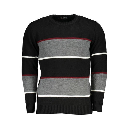 U.S. Grand Polo Black Fabric Sweater U.S. Grand Polo