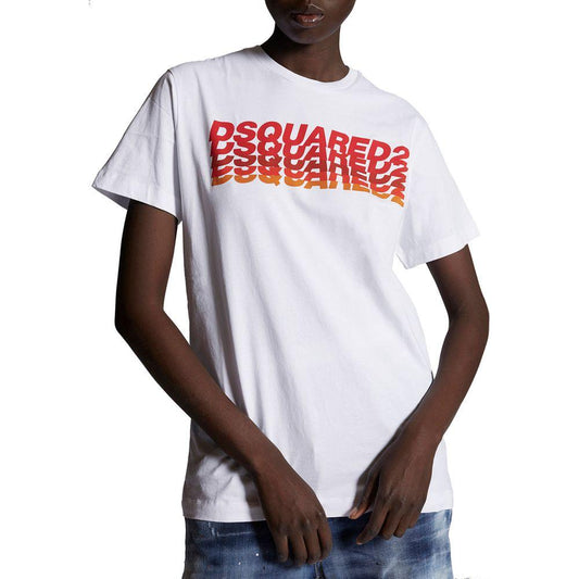 Dsquared² Elevated Casual Cotton Tee with Signature Appeal Dsquared²