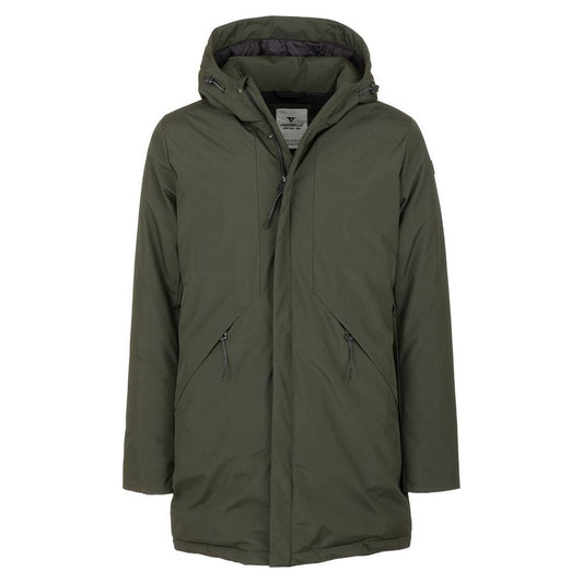 Fred Mello Chic Green Technical Fabric Jacket Fred Mello