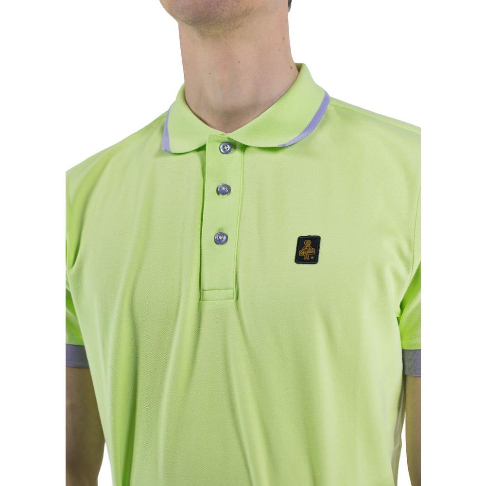 Refrigiwear Contrast Collar Cotton Polo Shirt Refrigiwear