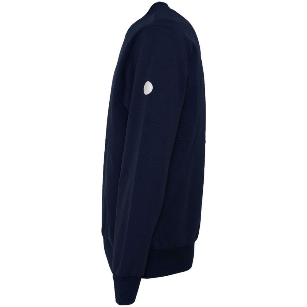 People Of Shibuya Sleek Navy Technical Fabric Crewneck People Of Shibuya