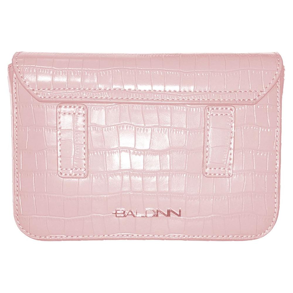 Baldinini Trend Chic Python Print Calfskin Clutch Baldinini Trend