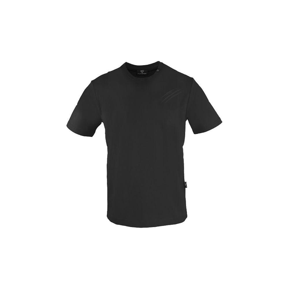 Plein Sport Sleek Cotton Tee with Signature Scratch Logo Plein Sport