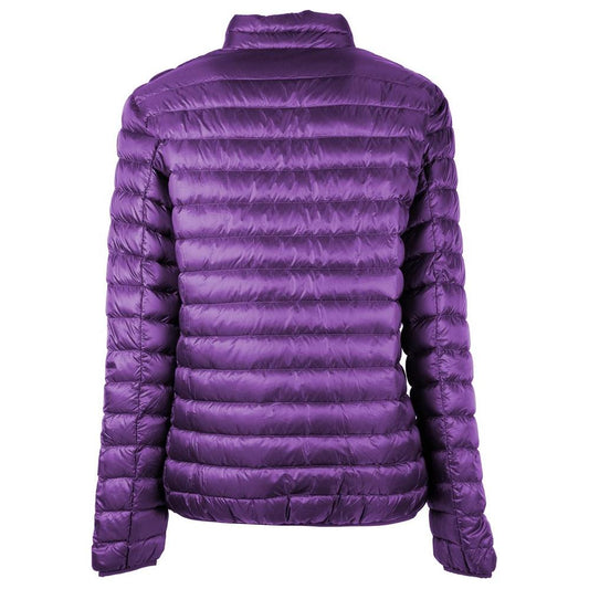 Centogrammi Chic Purple Nylon Down Jacket Centogrammi