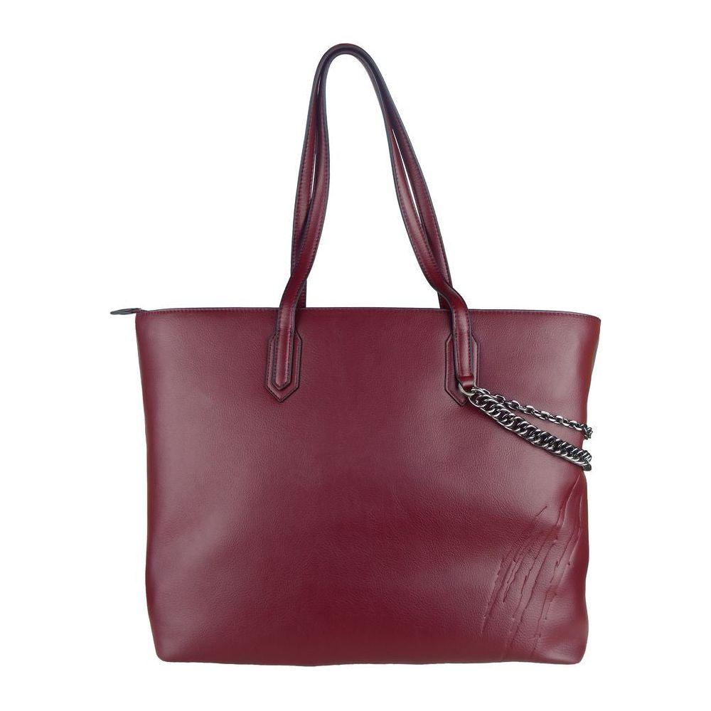 Plein Sport Red Polyethylene Women Shoulder Bag WOMAN TOTES Plein Sport