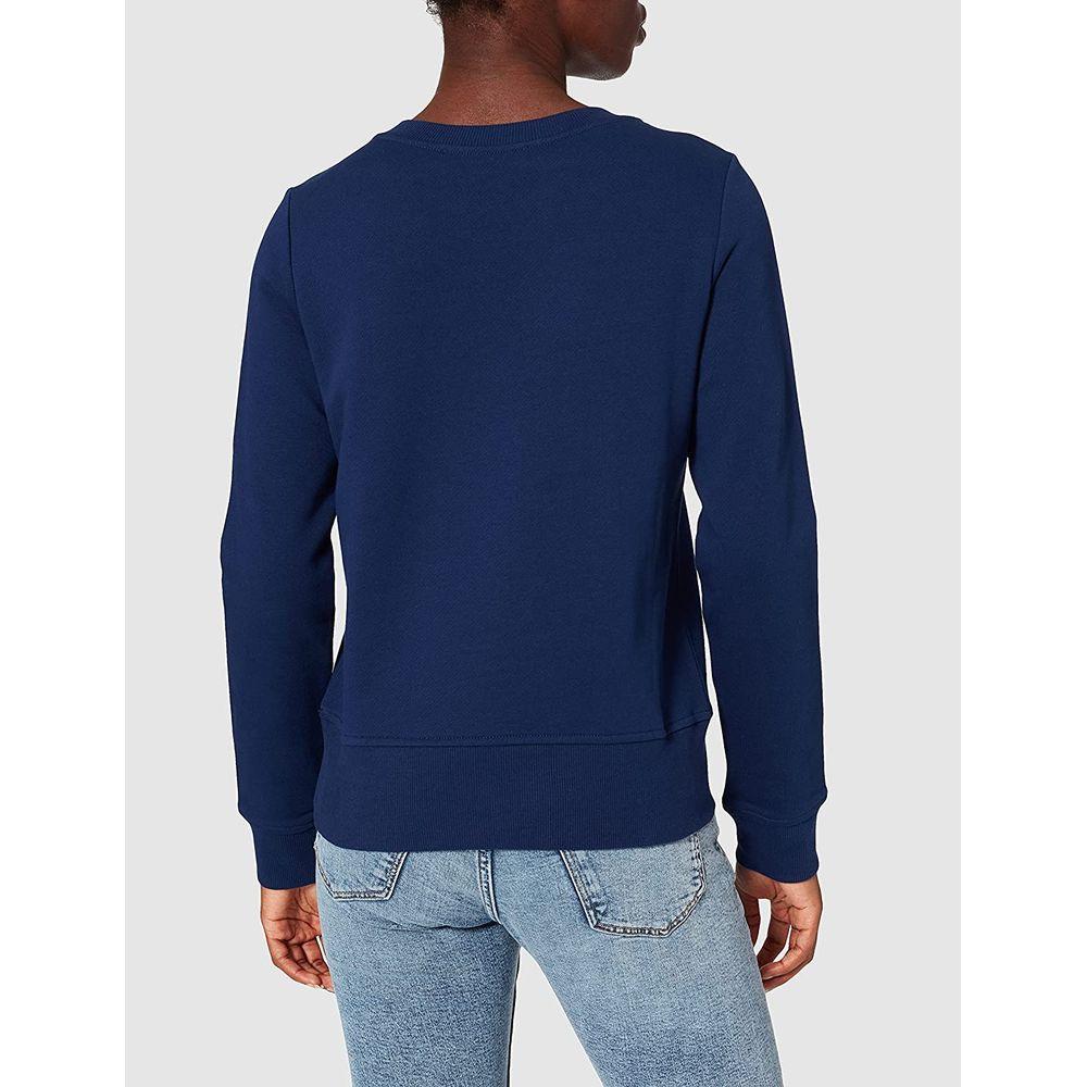 Love Moschino Blue Cotton Women Sweater Love Moschino