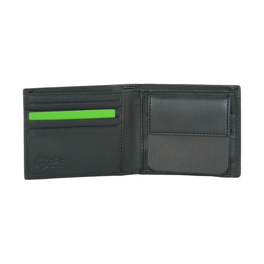 La Martina Black Calfskin Men Wallet MAN WALLETS La Martina