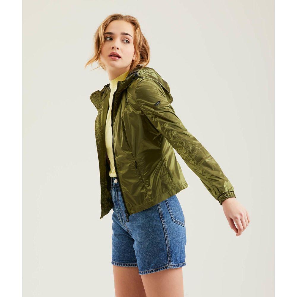 Refrigiwear Green Polyamide Women Jacket Refrigiwear