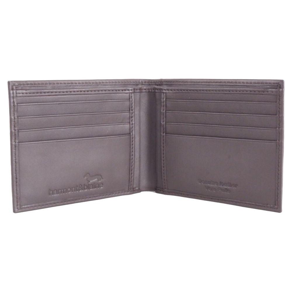 Harmont & Blaine Elegant Calfskin Leather Wallet Harmont & Blaine