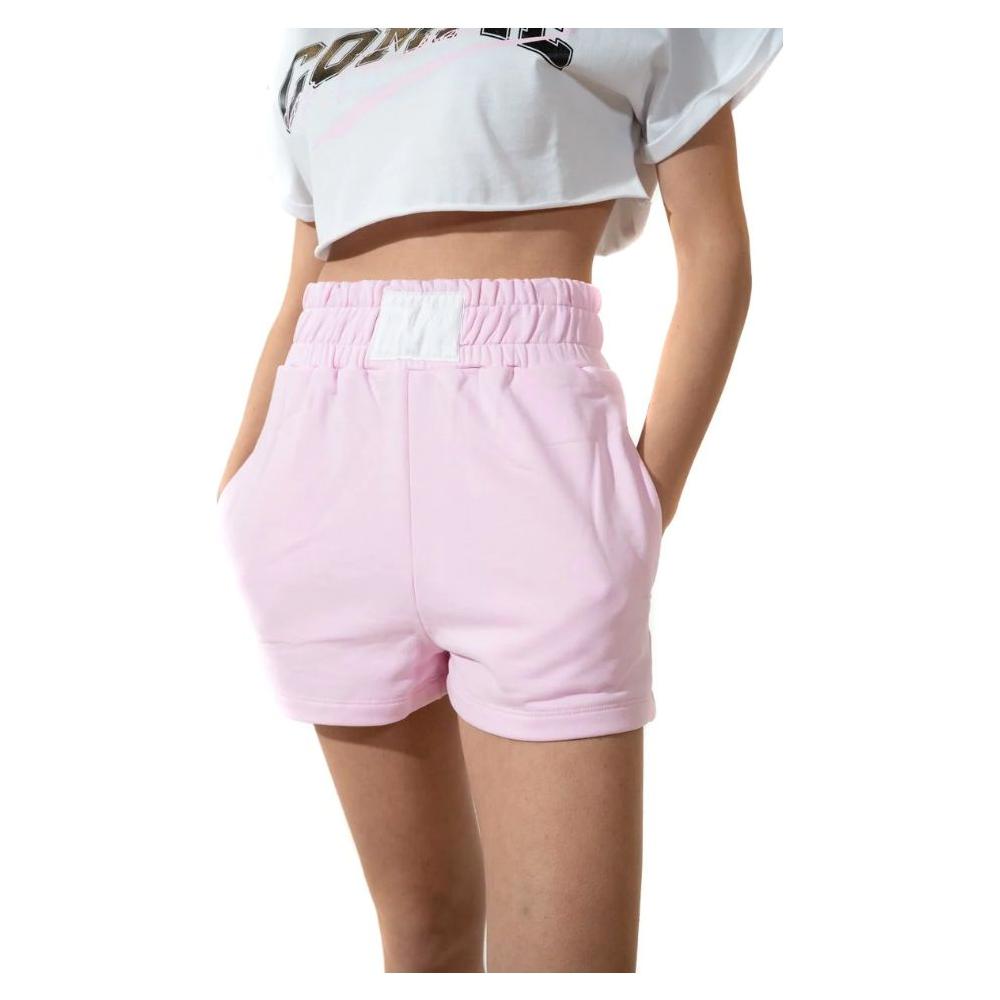 Comme Des Fuckdown Chic Stretch Cotton Logo Shorts Comme Des Fuckdown