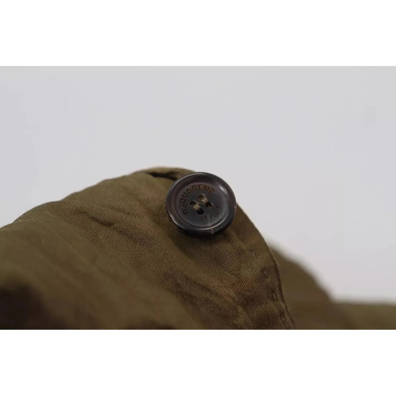 سترة بليزر ذات صف واحد من الأزرار باللون الأخضر للرجال من Dsquared²