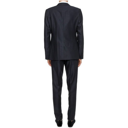 Dolce & Gabbana Blue Wool Vergine Suit Dolce & Gabbana