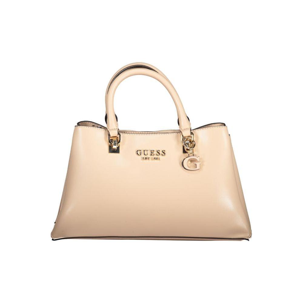 Guess Jeans Beige Polyethylene Handbag Guess Jeans