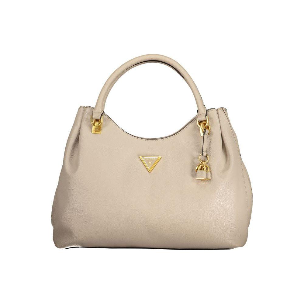 Guess Jeans Beige Polyethylene Handbag Guess Jeans