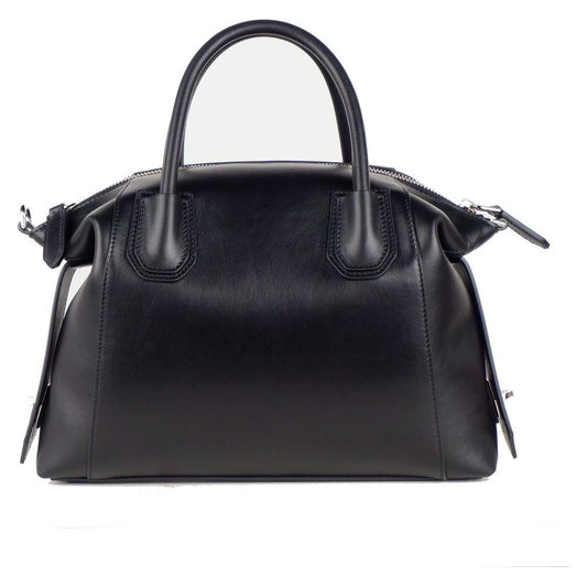 Black Leather Crossbody Bag