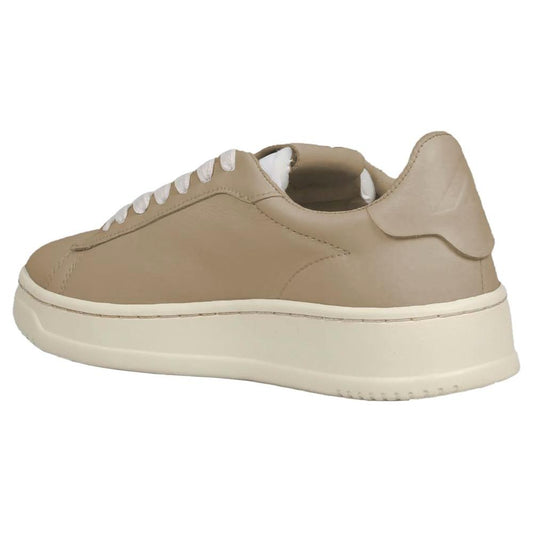 Autry Beige Leather Di Capra Sneaker Autry