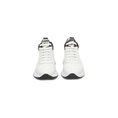 Cerruti 1881 White Cowhide Sneaker