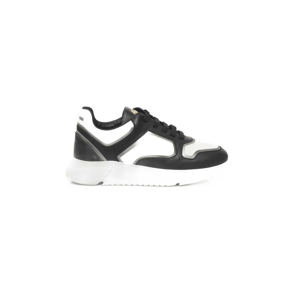 Cerruti 1881 Black Leather Women Sneaker