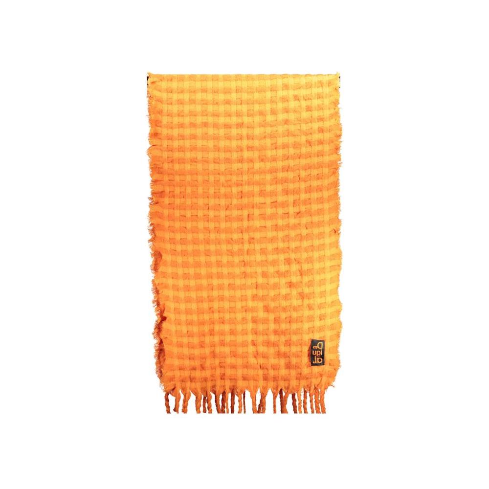 Desigual Orange Polyester Scarf Desigual