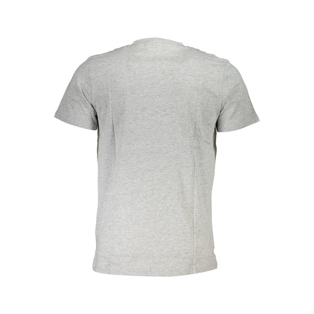 Cavalli Class Gray Cotton T-Shirt