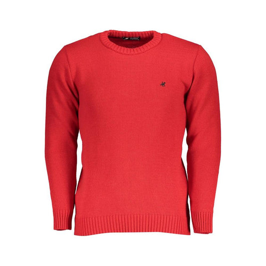 U.S. Grand Polo Red Fabric Sweater U.S. Grand Polo