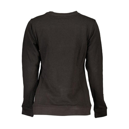 Cavalli Class Black Cotton Sweater Cavalli Class