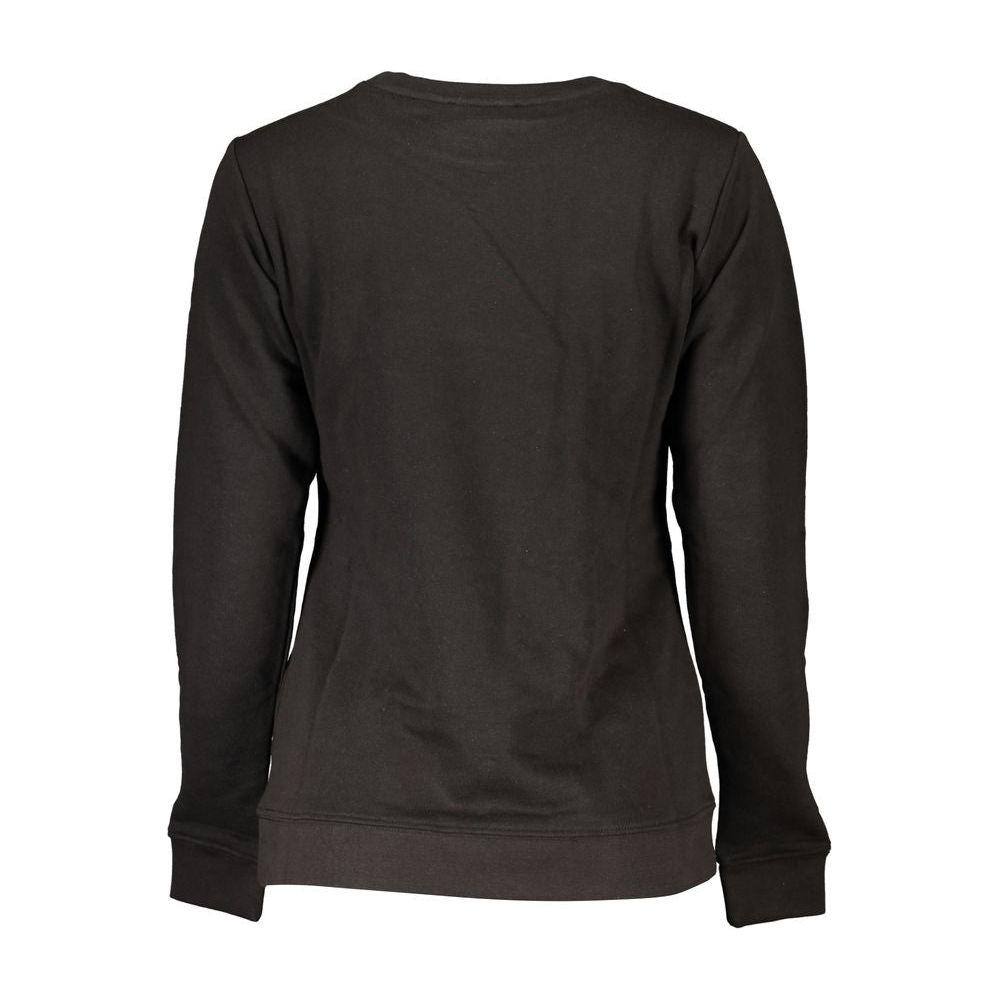 Cavalli Class Black Cotton Sweater