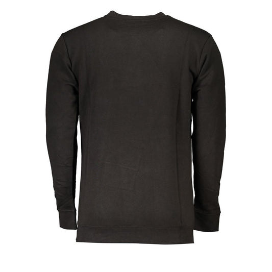 Cavalli Class Black Cotton Sweater Cavalli Class