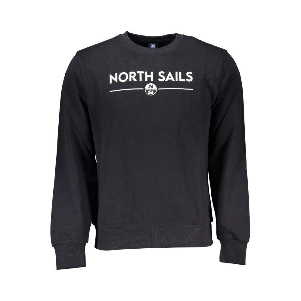 North Sails Black Cotton Sweater North Sails