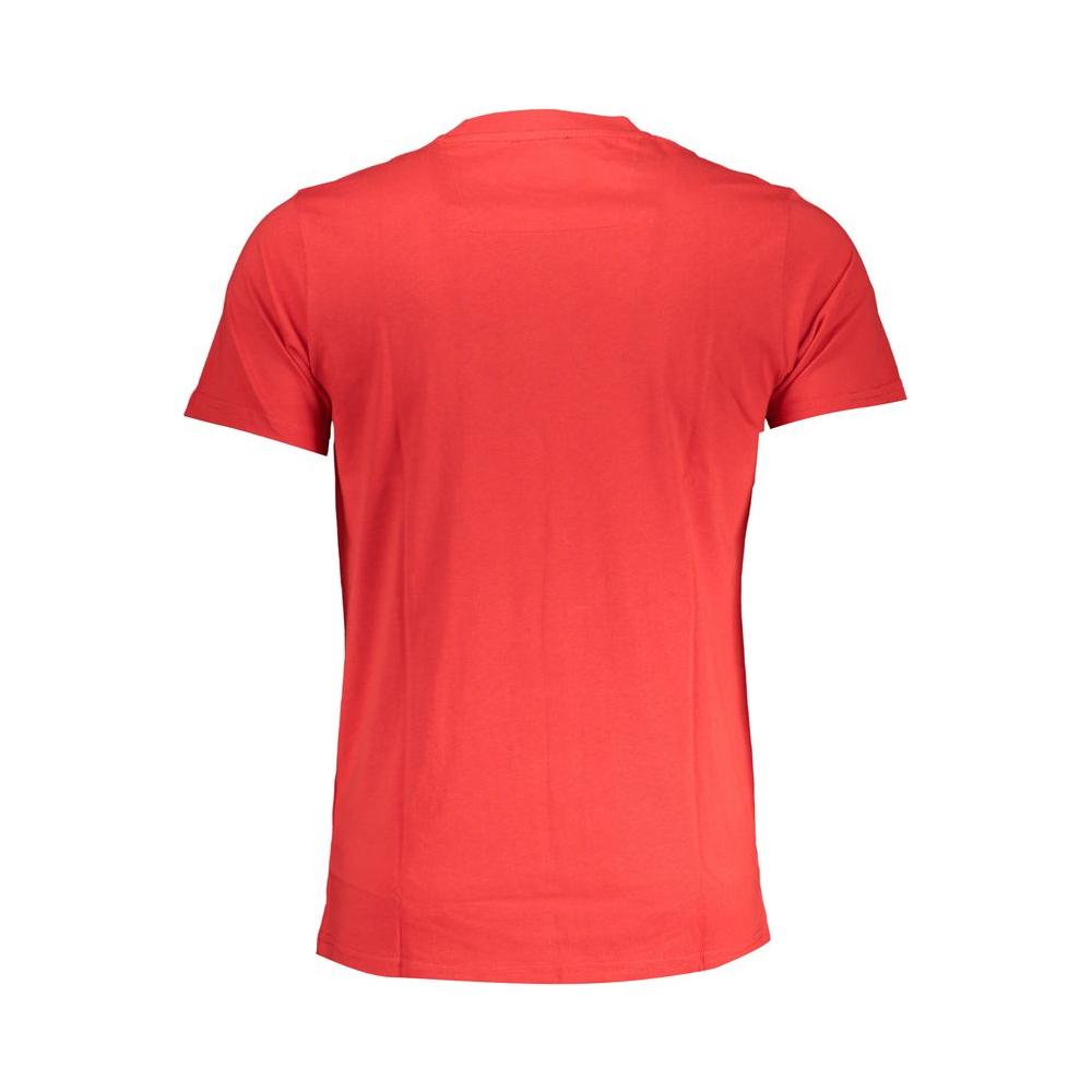 Cavalli Class Red Cotton T-Shirt Cavalli Class