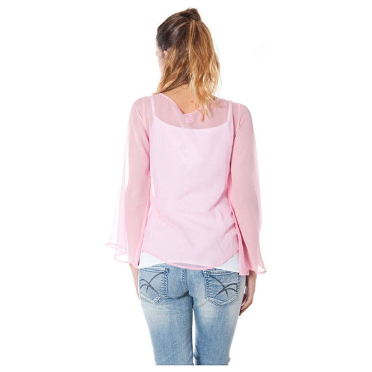 Phard Pink Silk Tops & T-Shirt Phard