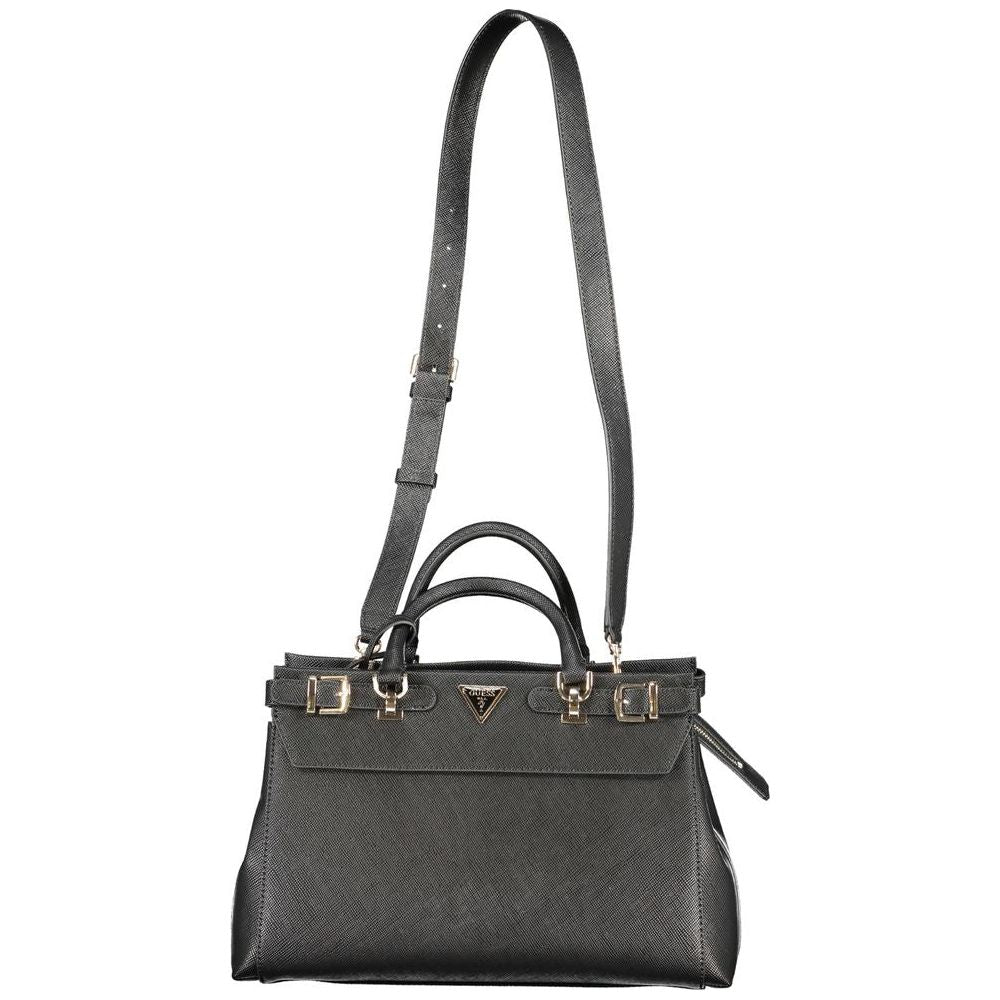 Guess Jeans Black Polyethylene Handbag Guess Jeans