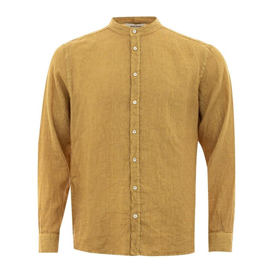 Gran Sasso Gold Linen Elegance Men's Shirt Gran Sasso