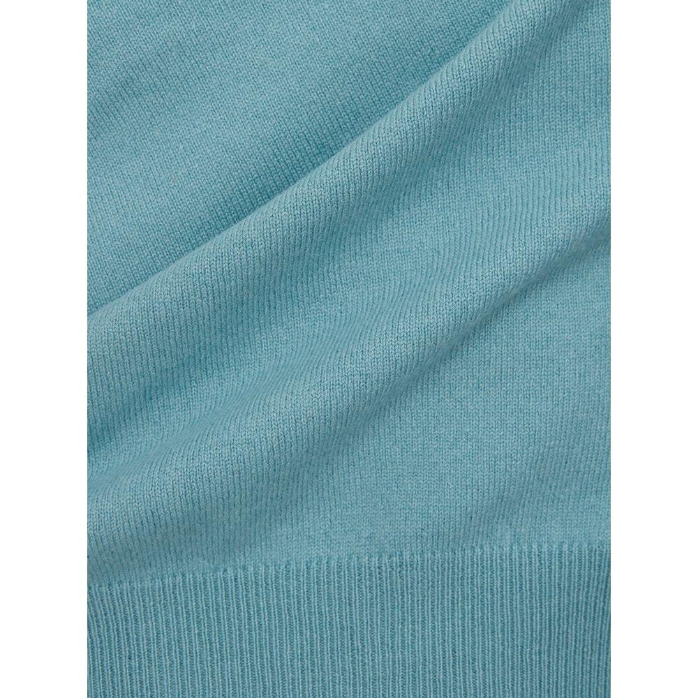 Gran Sasso Turquoise Cashmere Sweater Elegance Gran Sasso