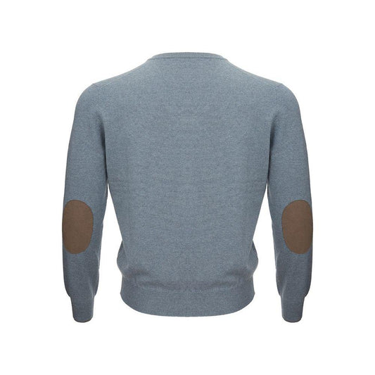 Gran Sasso Elegant Cashmere Sweater in Chic Gray Gran Sasso