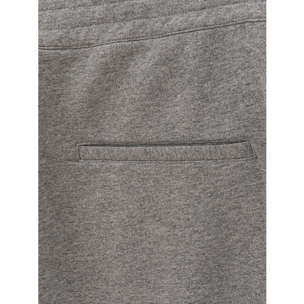 Alexander McQueen Chic Gray Cotton Blend Trousers Alexander McQueen