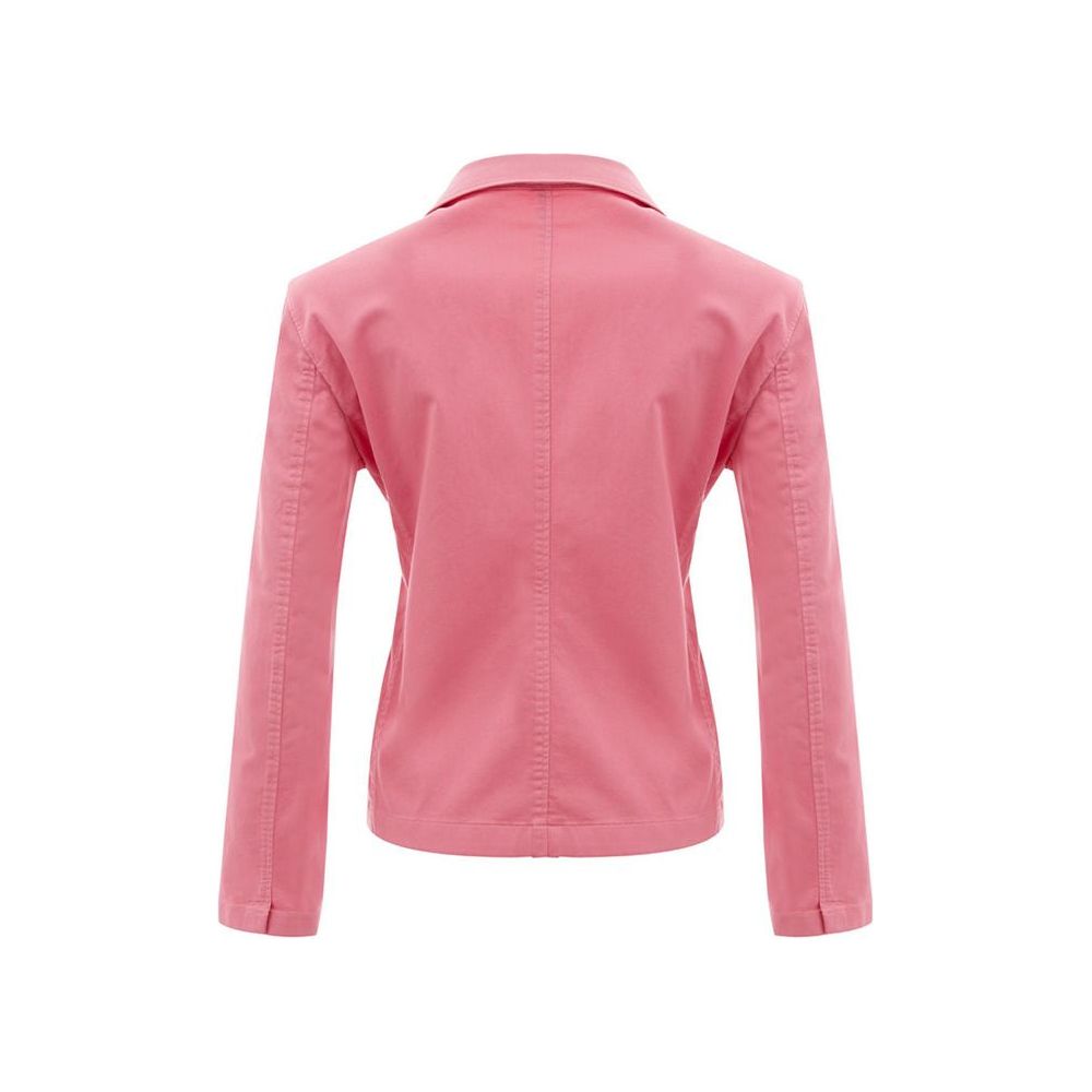 Lardini Elegant Pink Cotton Jacket for Her Lardini