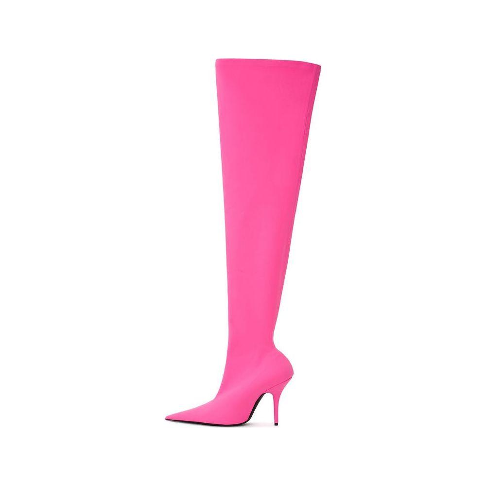 Balenciaga Pink Polyester Boot Balenciaga