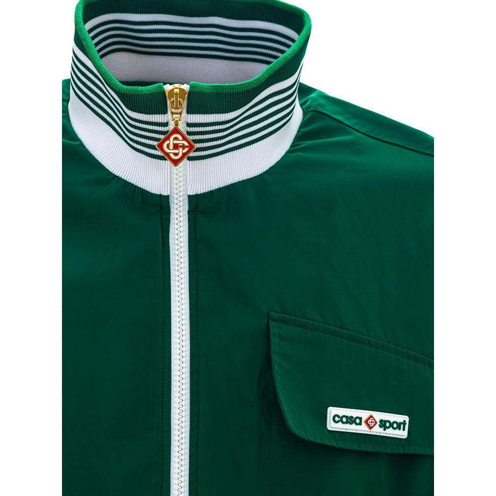 Casablanca Green Polyester Jacket Casablanca