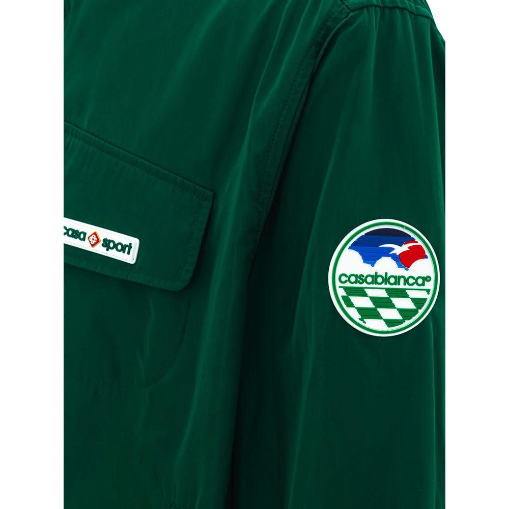 Casablanca Green Polyester Jacket Casablanca