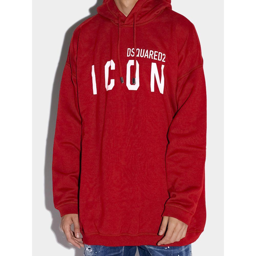 Dsquared² Red Cotton Sweater Dsquared²