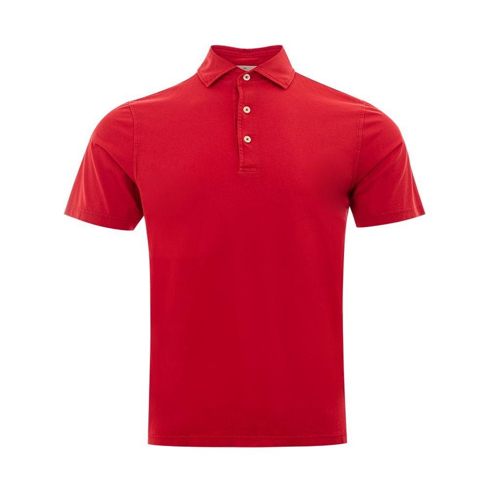 Gran Sasso Elegant Cotton Polo in Ravishing Red Gran Sasso