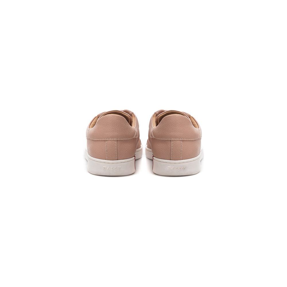 Bally Pink Leather Sneaker Bally