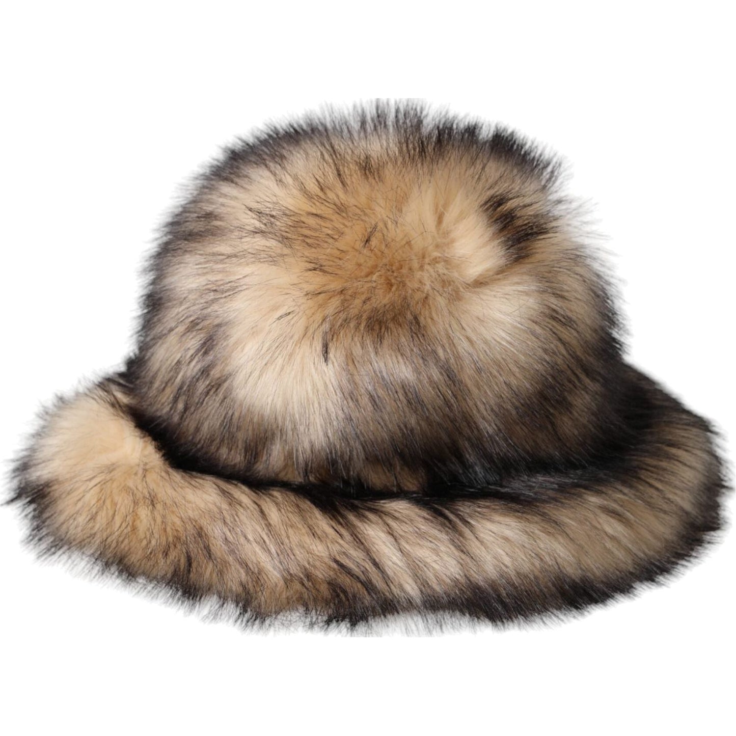 Dolce & Gabbana Brown Faux Fur Modacrylic Fedora Hat Dolce & Gabbana